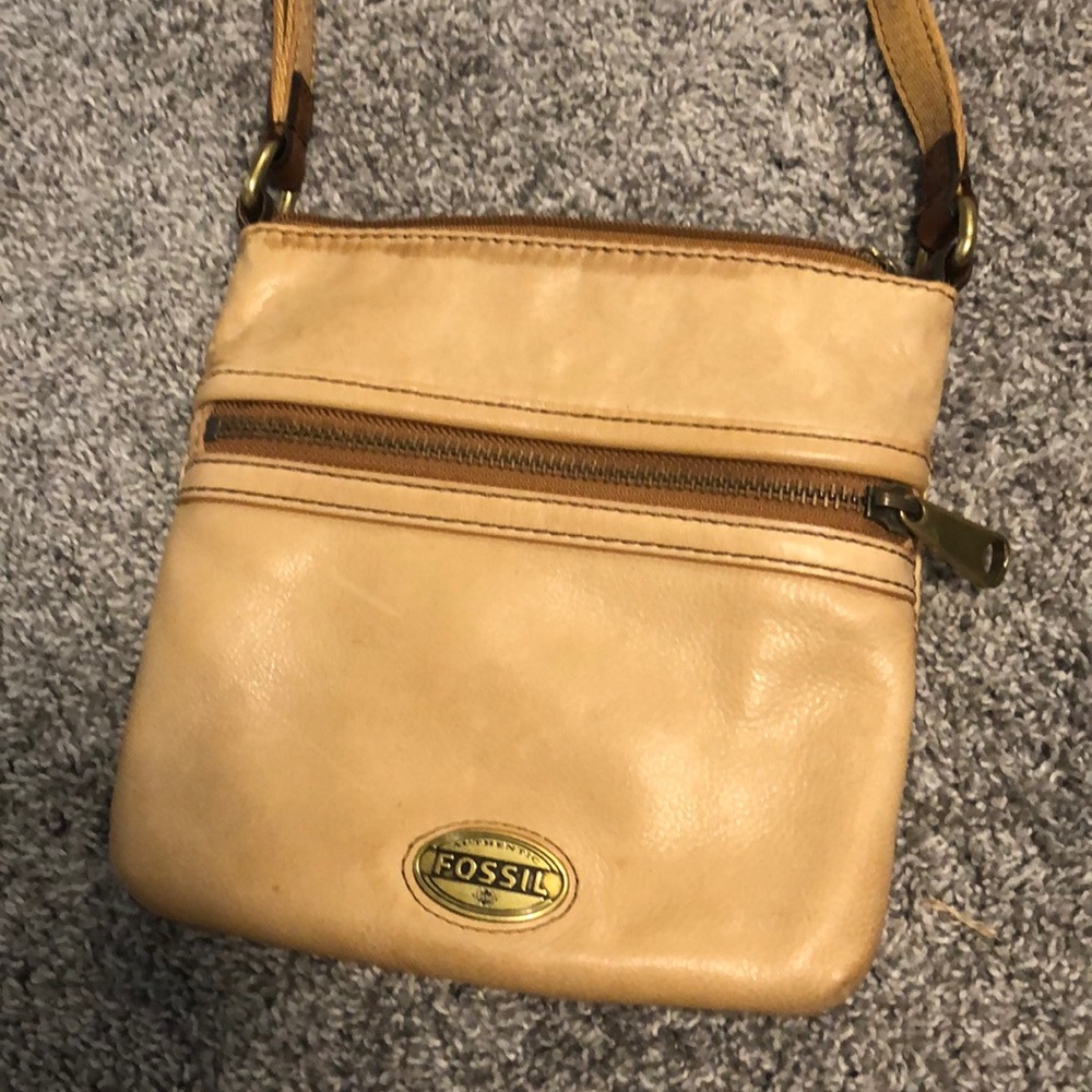 Fossil Crossbody purse, leather, lightly used